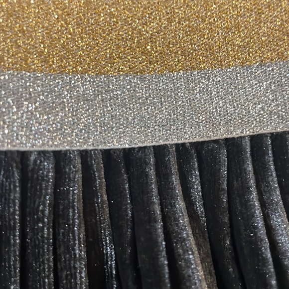 United Colors of Benetton Grey Velvet Pleated Skirt - Picture 9 of 12